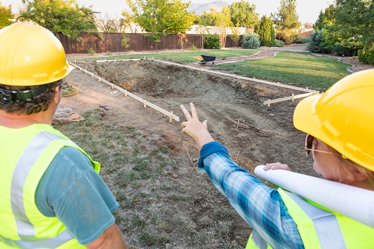 Construction et entretien de piscines